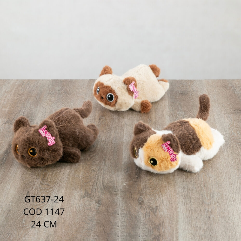 Gato Acostado 24cm - GT637-24