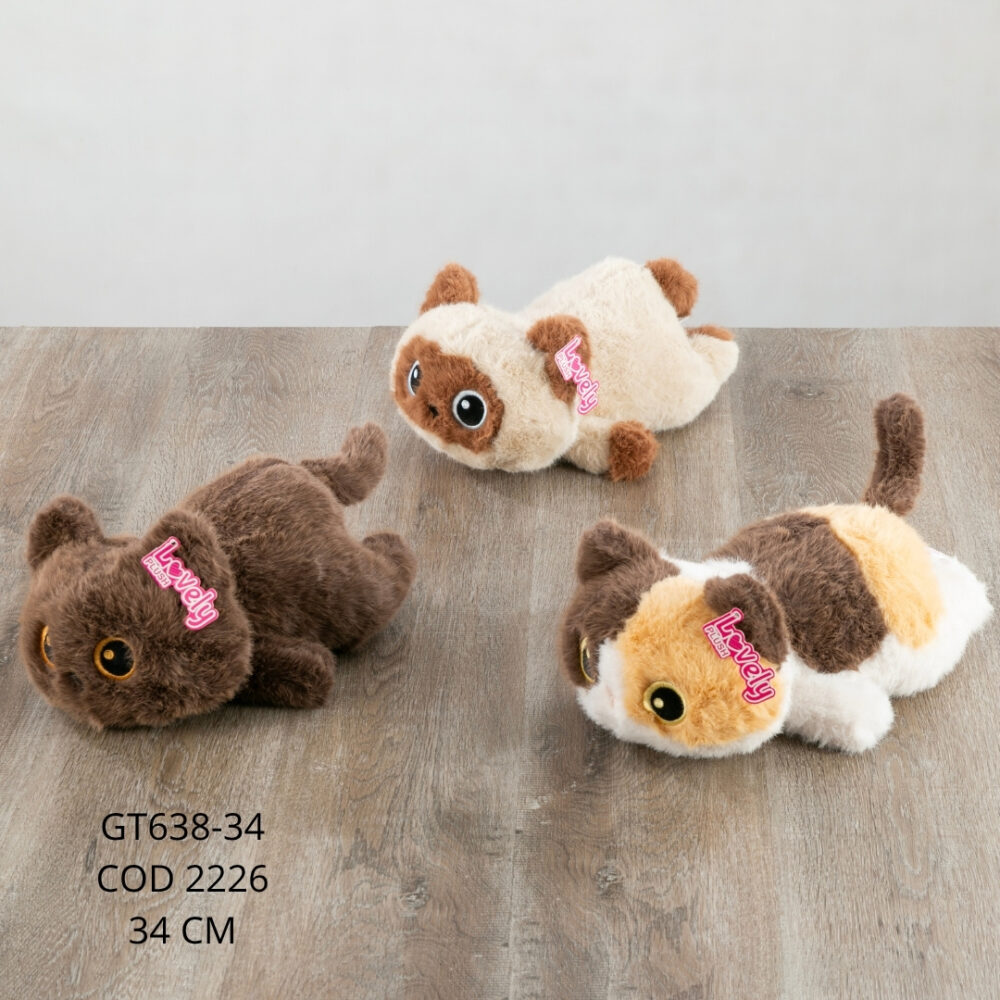 Gato Acostado 34cm – GT638-34