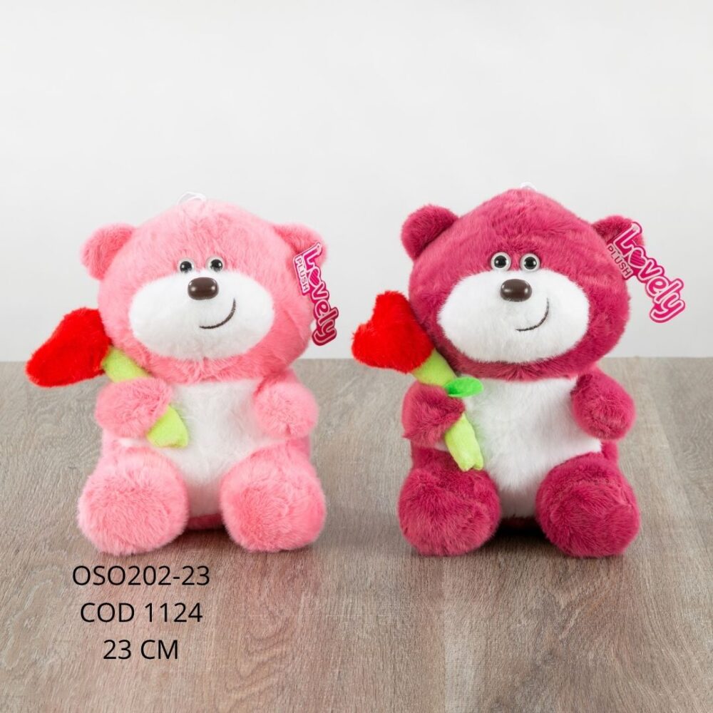 Oso Rosa 23cm - OSO202-23