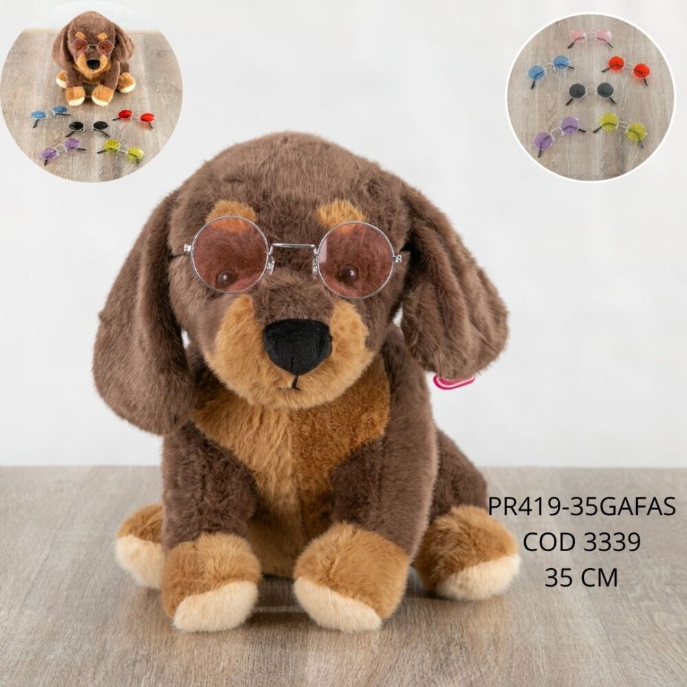 Perro Gafas 35cm - PR419-35GAFAS