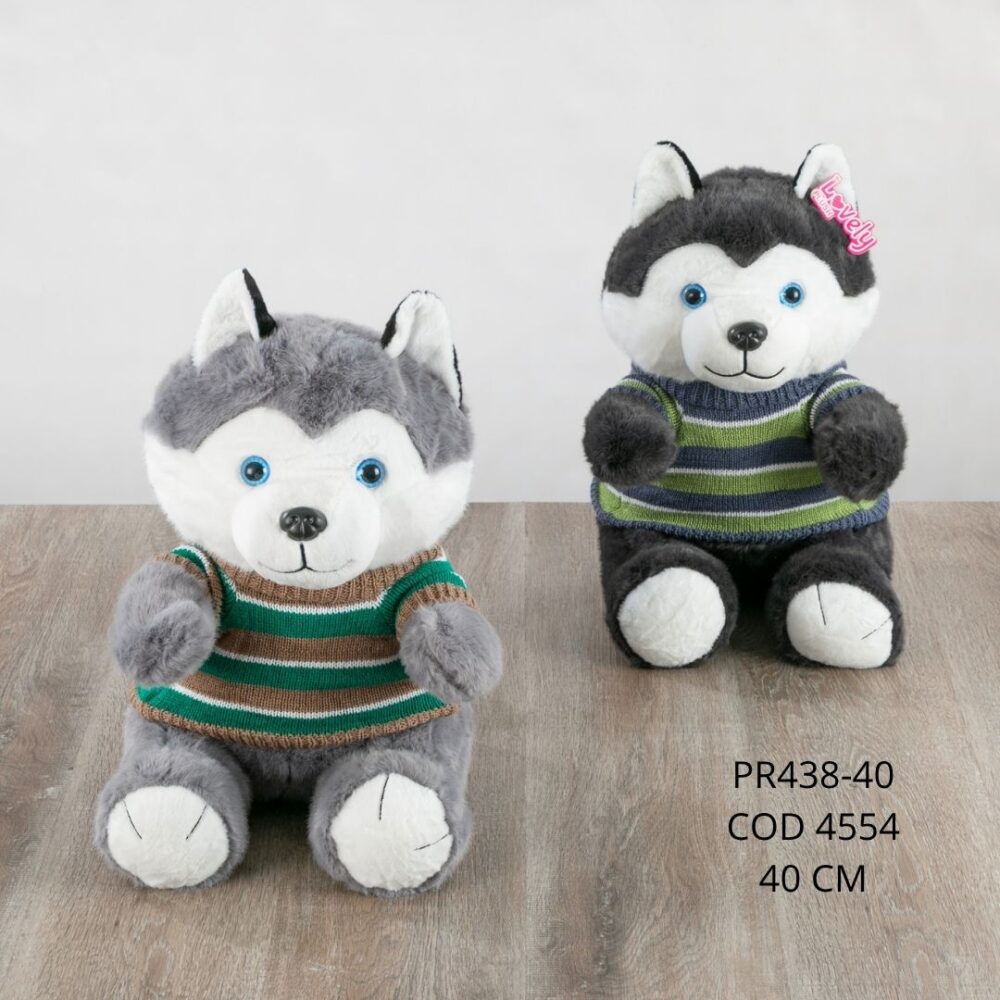 Perro Husky Camisa 40cm - PR438-40