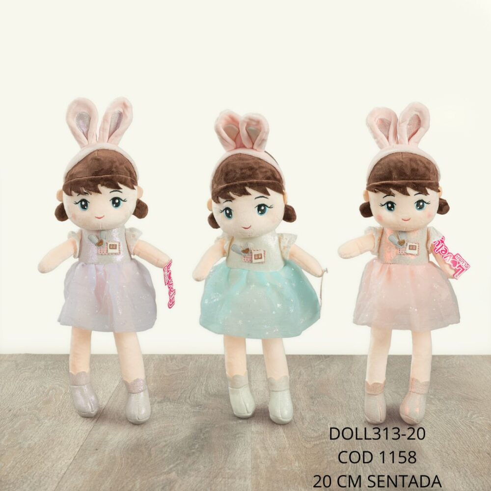 Muñeca Orejas 20cm - DOLL313-20